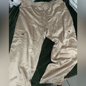 Gold Cargo Pants